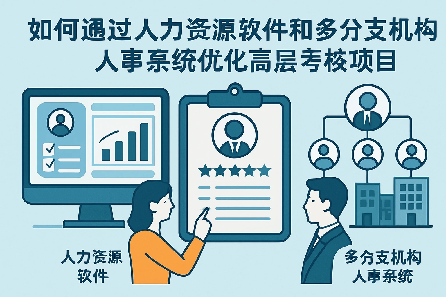 如何通过人力资源软件和多分支机构人事系统优化高层考核项目