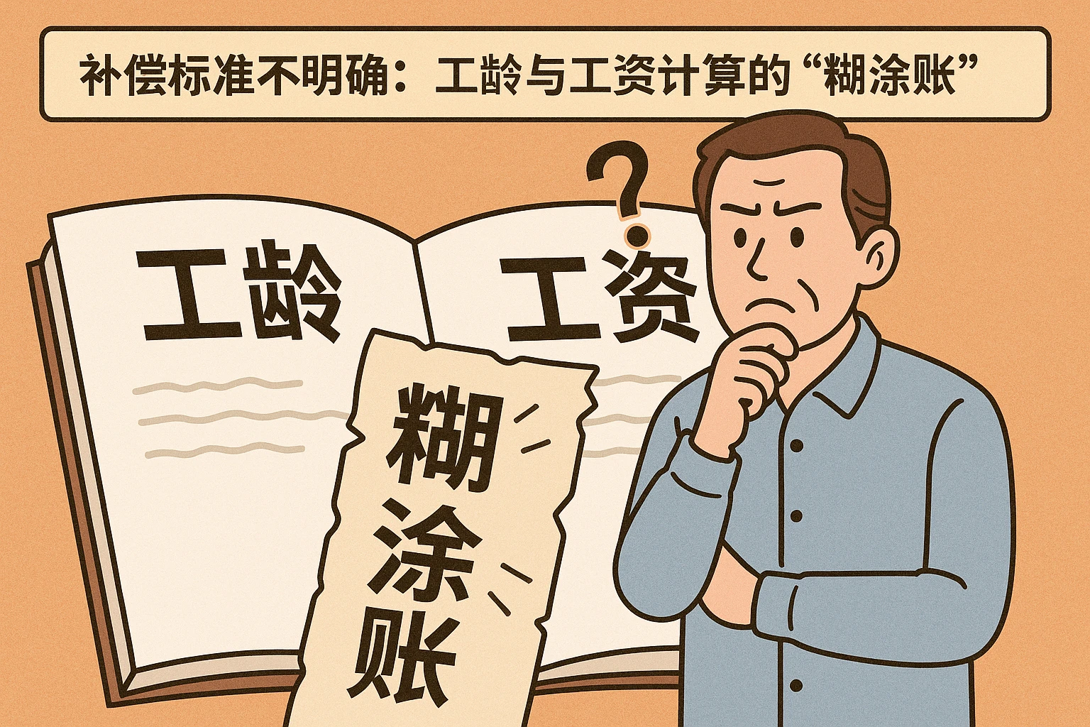 2. 补偿标准不明确：工龄与工资计算的“糊涂账”