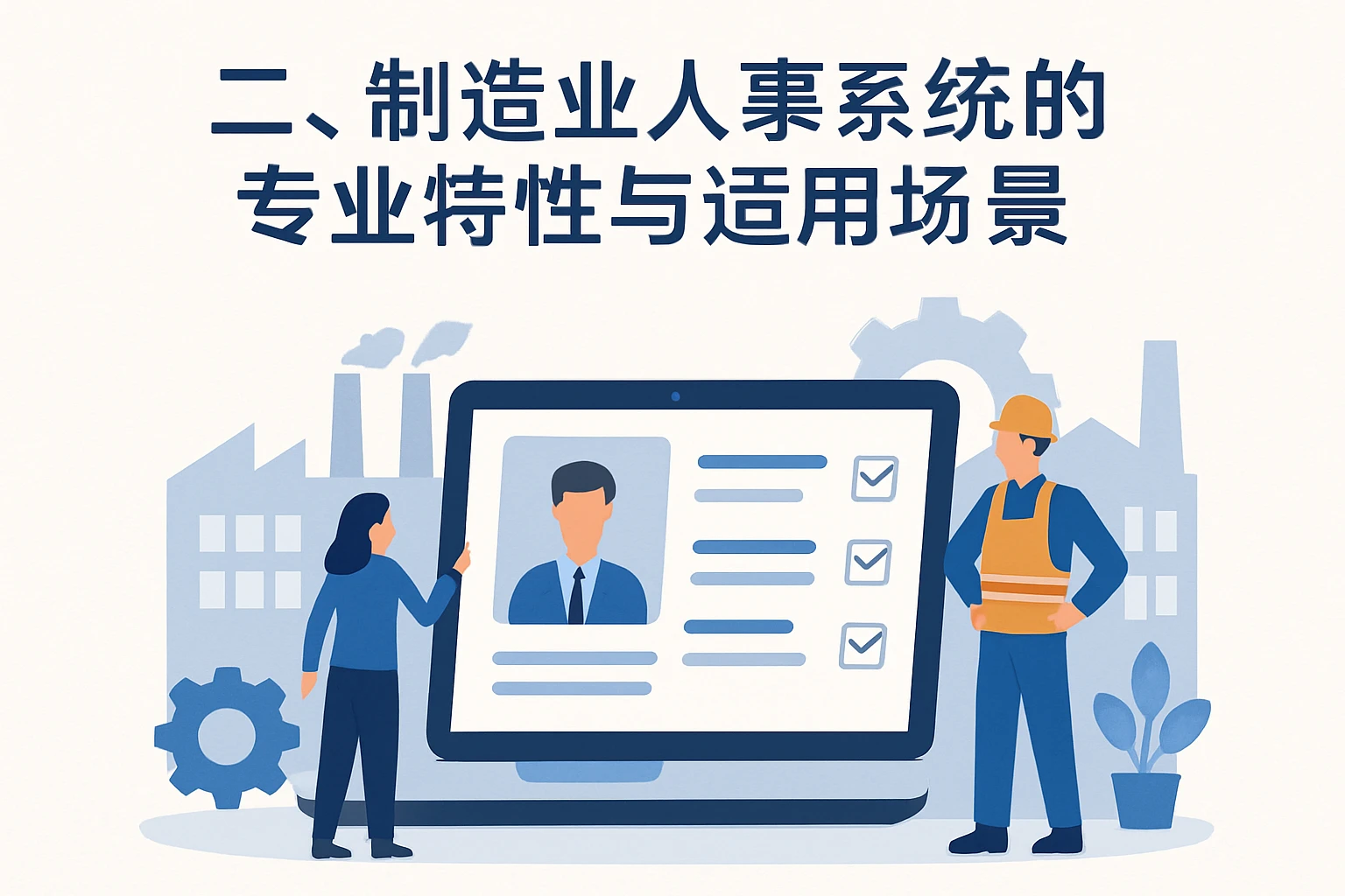 二、制造业人事系统的专业特性与适用场景