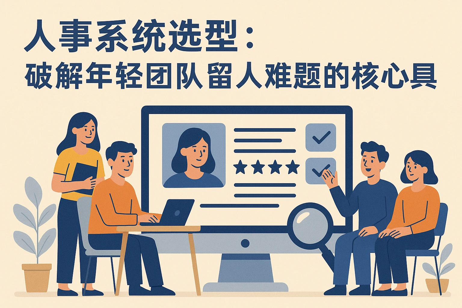 人事系统选型：破解年轻团队留人难题的核心工具