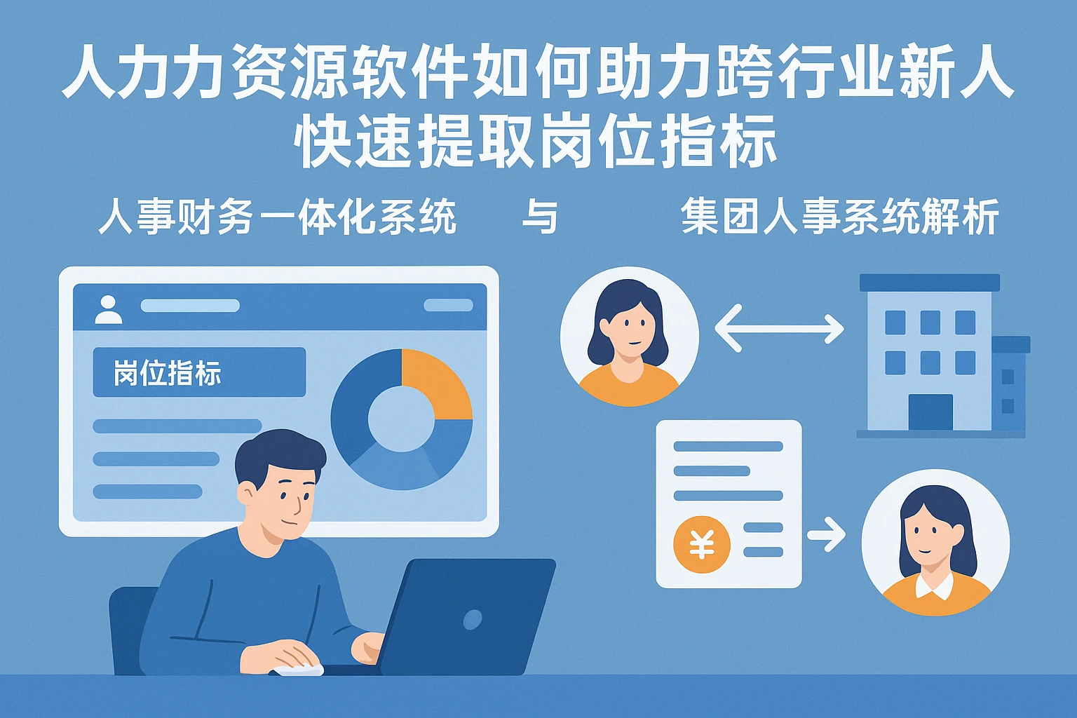 人力资源软件如何助力跨行业新人快速提取岗位指标 - 人事财务一体化系统与集团人事系统解析