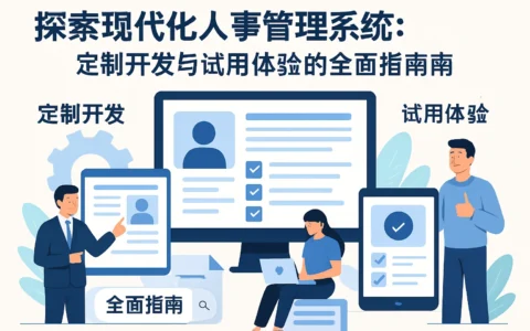 探索现代化人事管理系统：定制开发与试用体验的全面指南