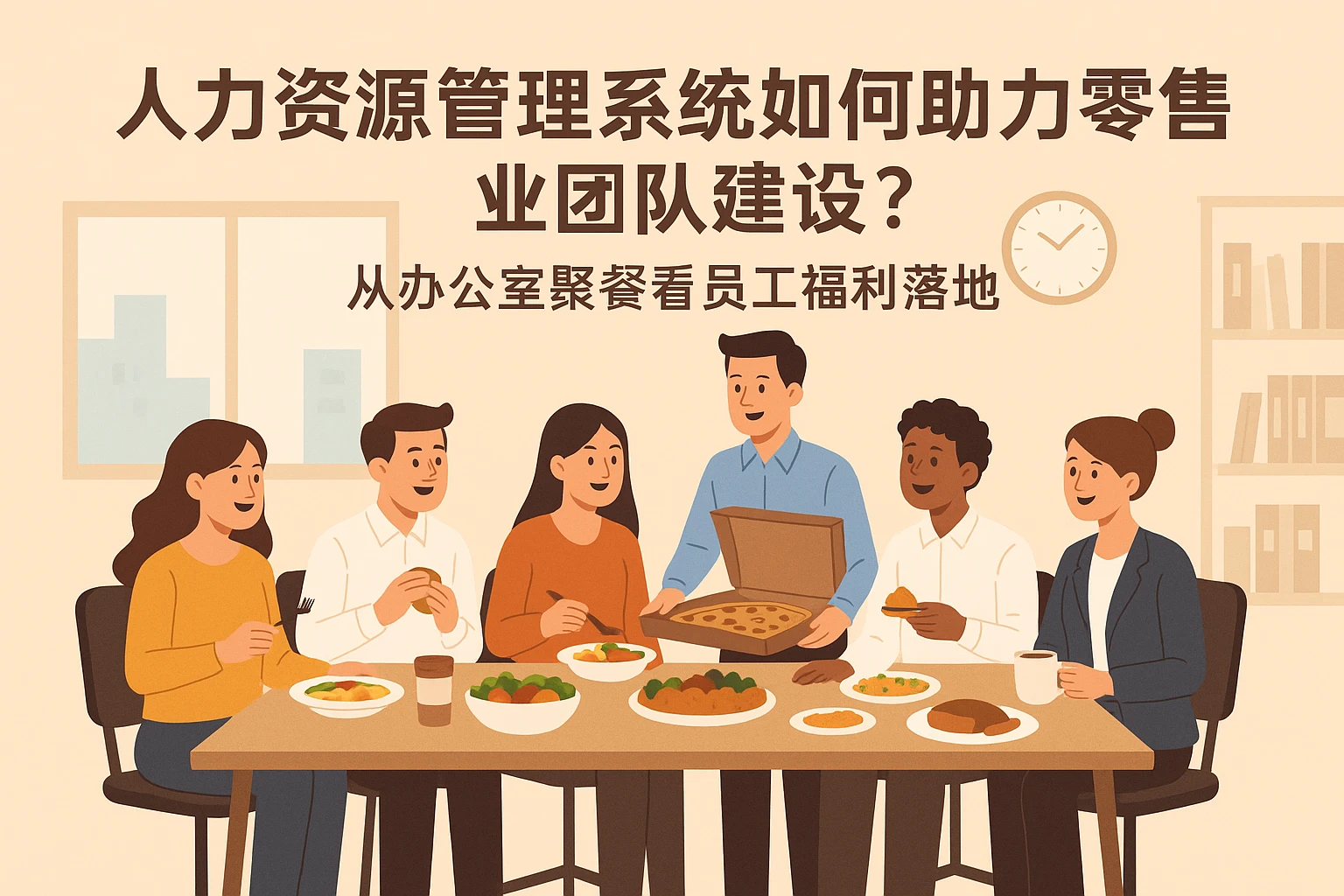 人力资源管理系统如何助力零售业团队建设？从办公室聚餐看员工福利落地