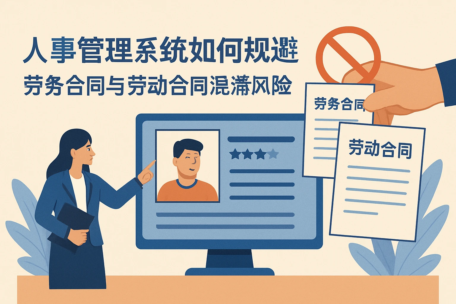 人事管理系统如何规避劳务合同与劳动合同混淆风险