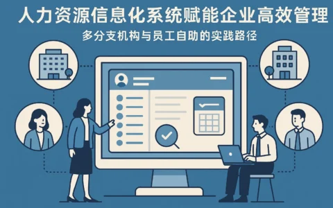 人力资源信息化系统赋能企业高效管理：多分支机构与员工自助的实践路径