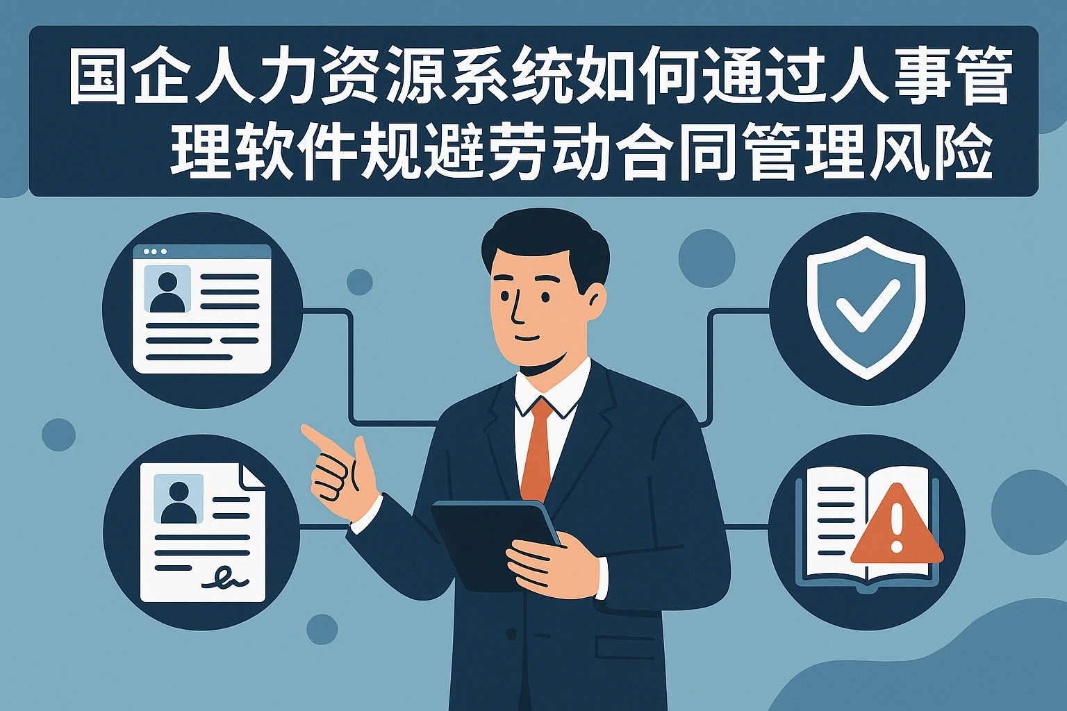 国企人力资源系统如何通过人事管理软件规避劳动合同管理风险