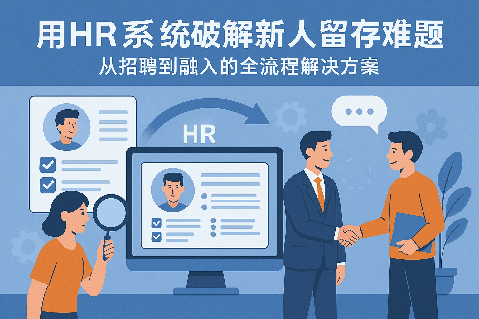 用HR系统破解新人留存难题:从招聘到融入的全流程解决方案