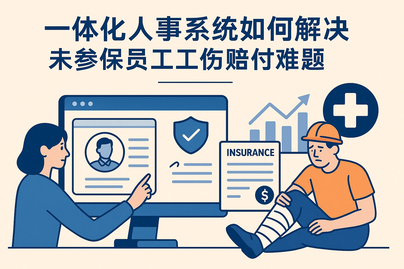 一体化人事系统如何解决未参保员工工伤赔付难题