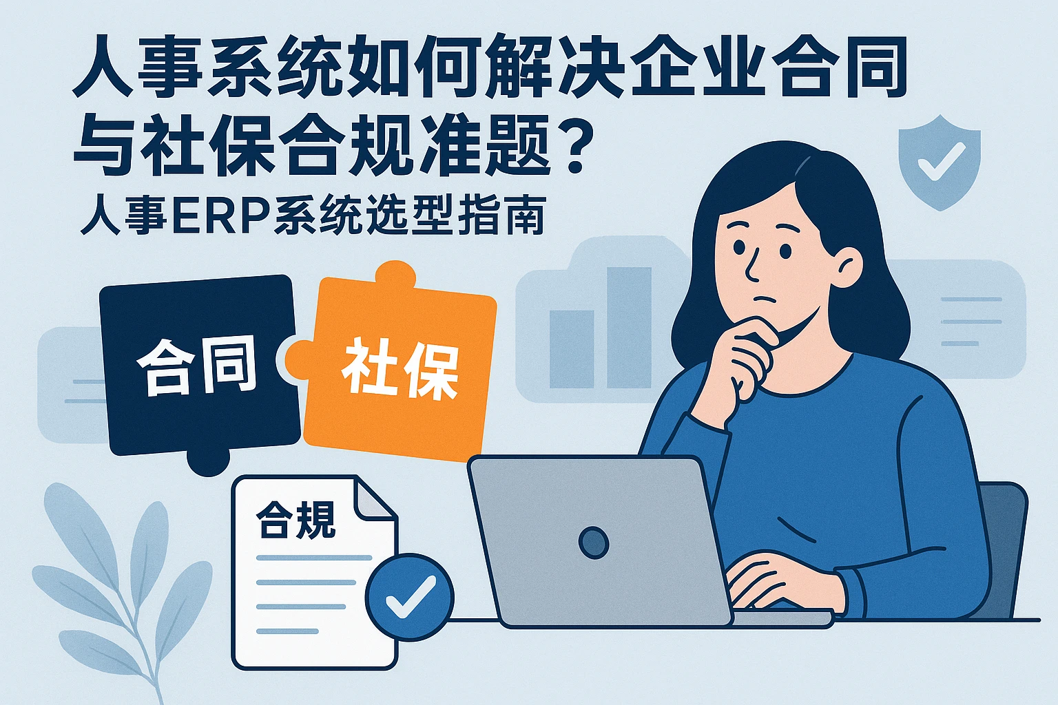 人事系统如何解决企业合同与社保合规难题?人事ERP系统选型指南