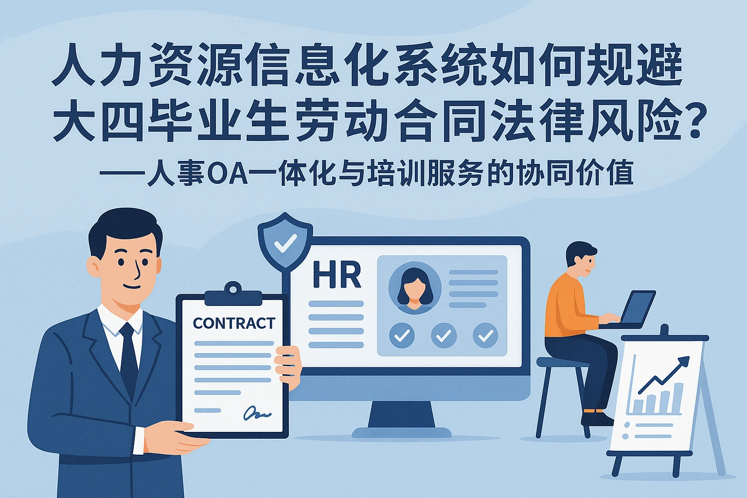 人力资源信息化系统如何规避大四毕业生劳动合同法律风险?——人事OA一体化与培训服务的协同价值