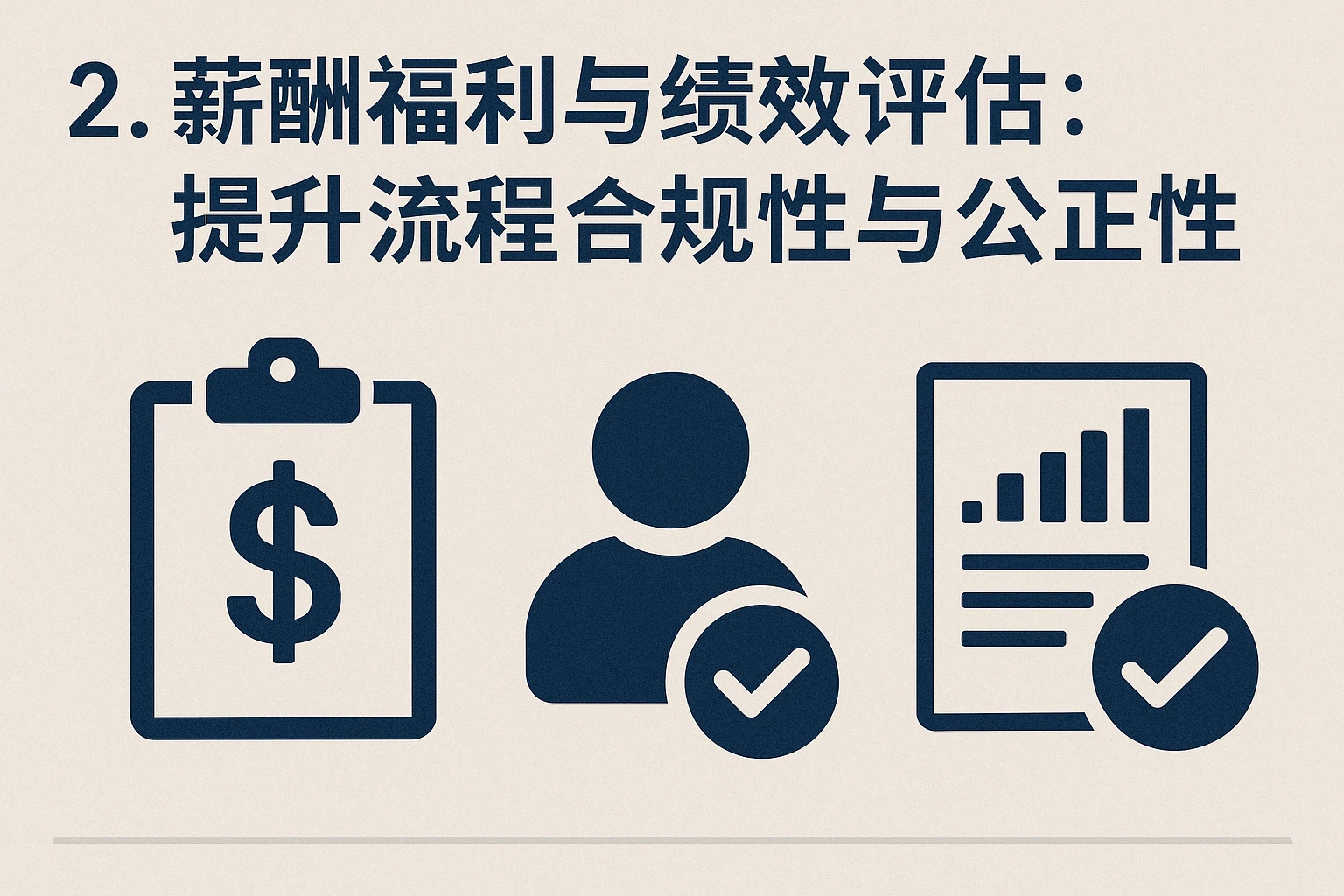 2. 薪酬福利与绩效评估：提升流程合规性与公正性