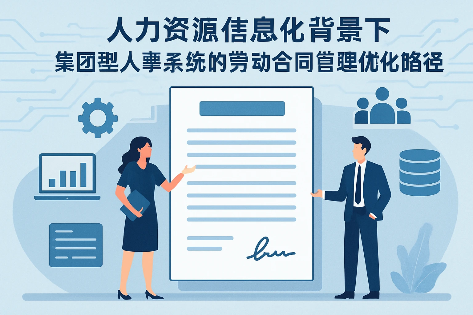 人力资源信息化背景下，集团型人事系统的劳动合同管理优化路径