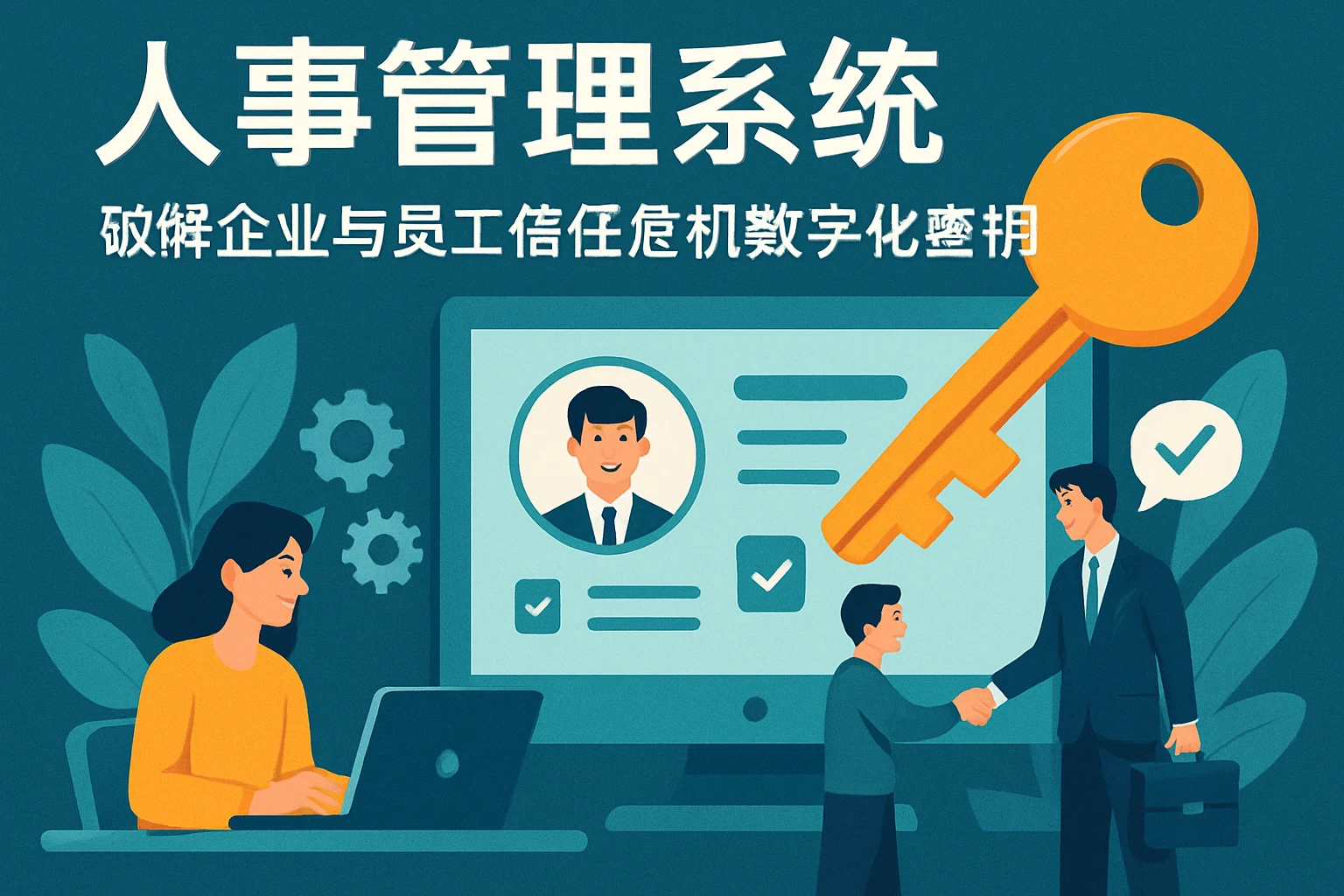 人事管理系统：破解企业与员工信任危机的数字化密钥