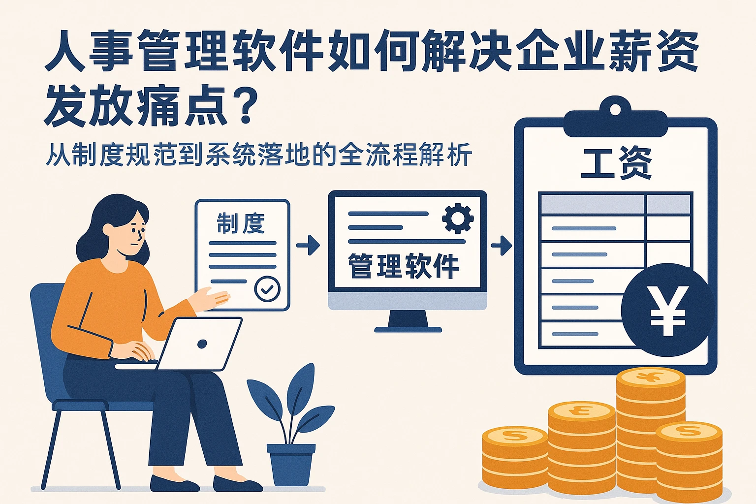 人事管理软件如何解决企业薪资发放痛点？从制度规范到系统落地的全流程解析