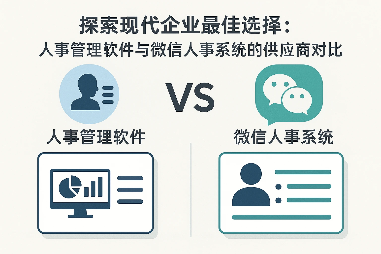 探索现代企业最佳选择:人事管理软件与微信人事系统的供应商对比