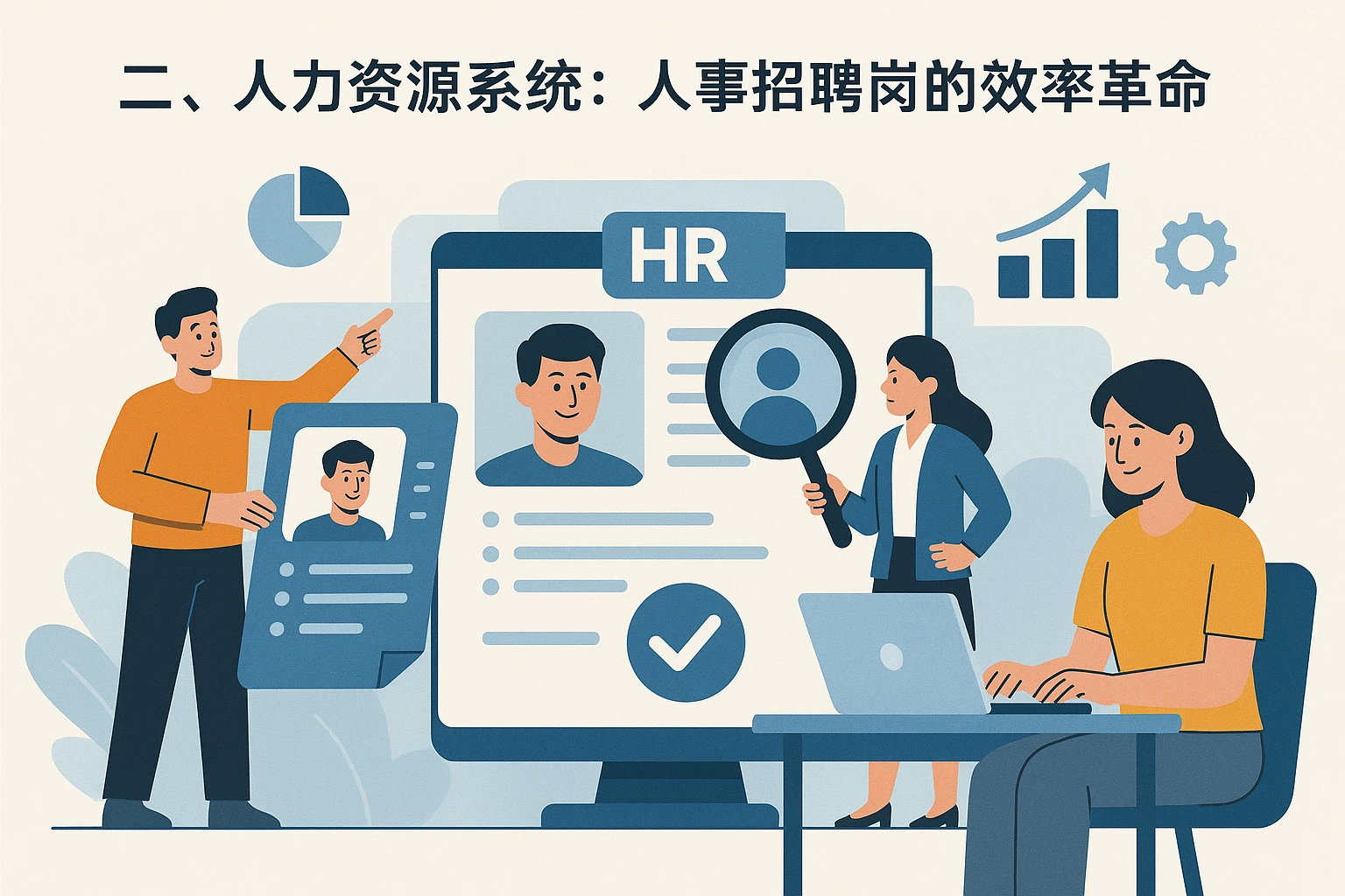 二、人力资源系统：人事招聘岗的“效率革命”