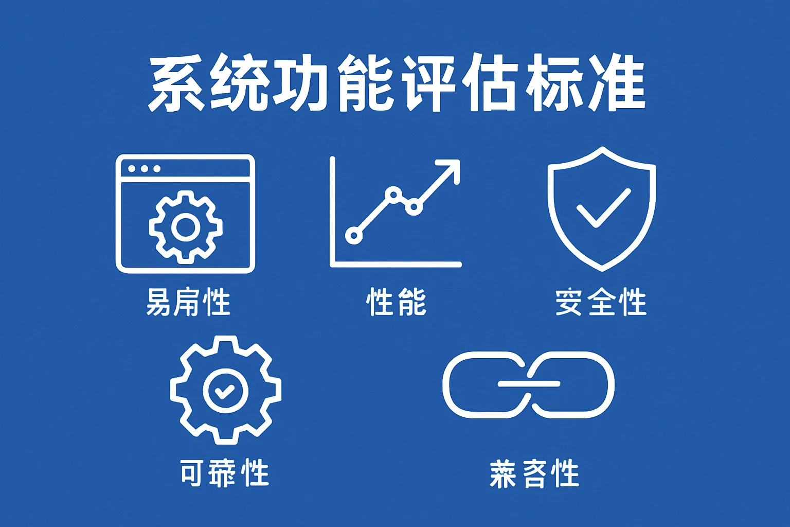系统功能评估标准