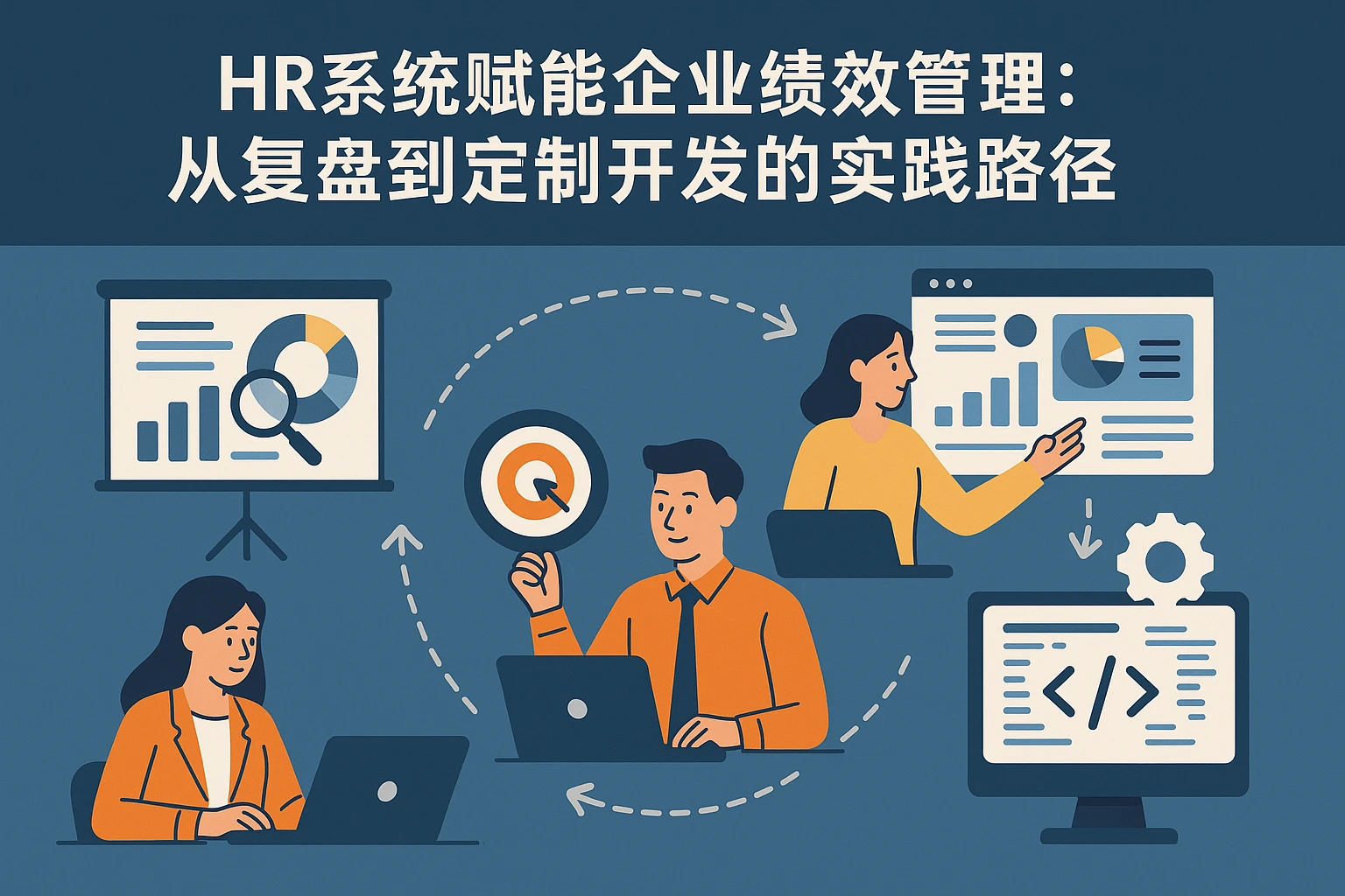 HR系统赋能企业绩效管理:从复盘到定制开发的实践路径