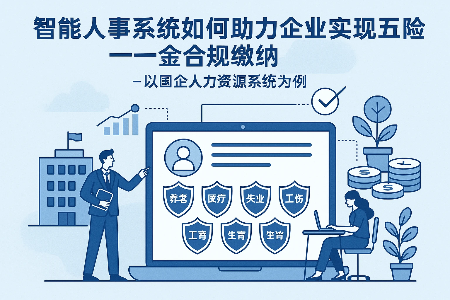 智能人事系统如何助力企业实现五险一金合规缴纳——以国企人力资源系统为例