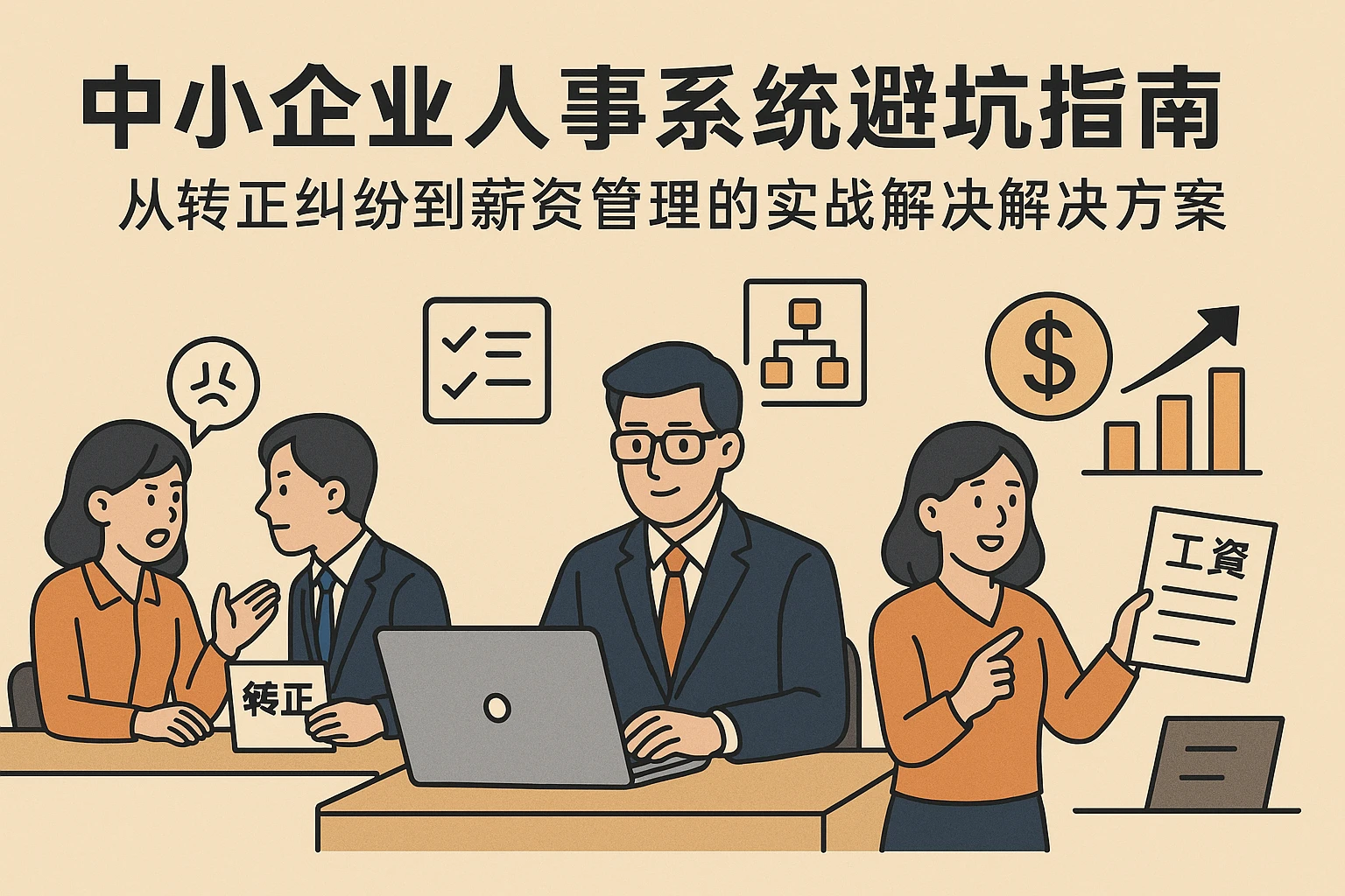 中小企业人事系统避坑指南:从转正纠纷到薪资管理的实战解决方案
