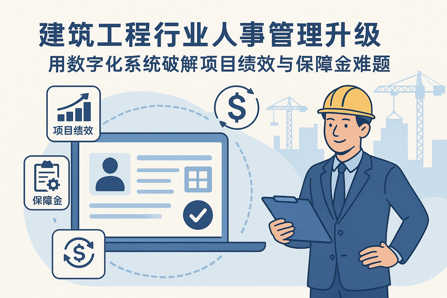 建筑工程行业人事管理升级：用数字化系统破解项目绩效与保障金难题