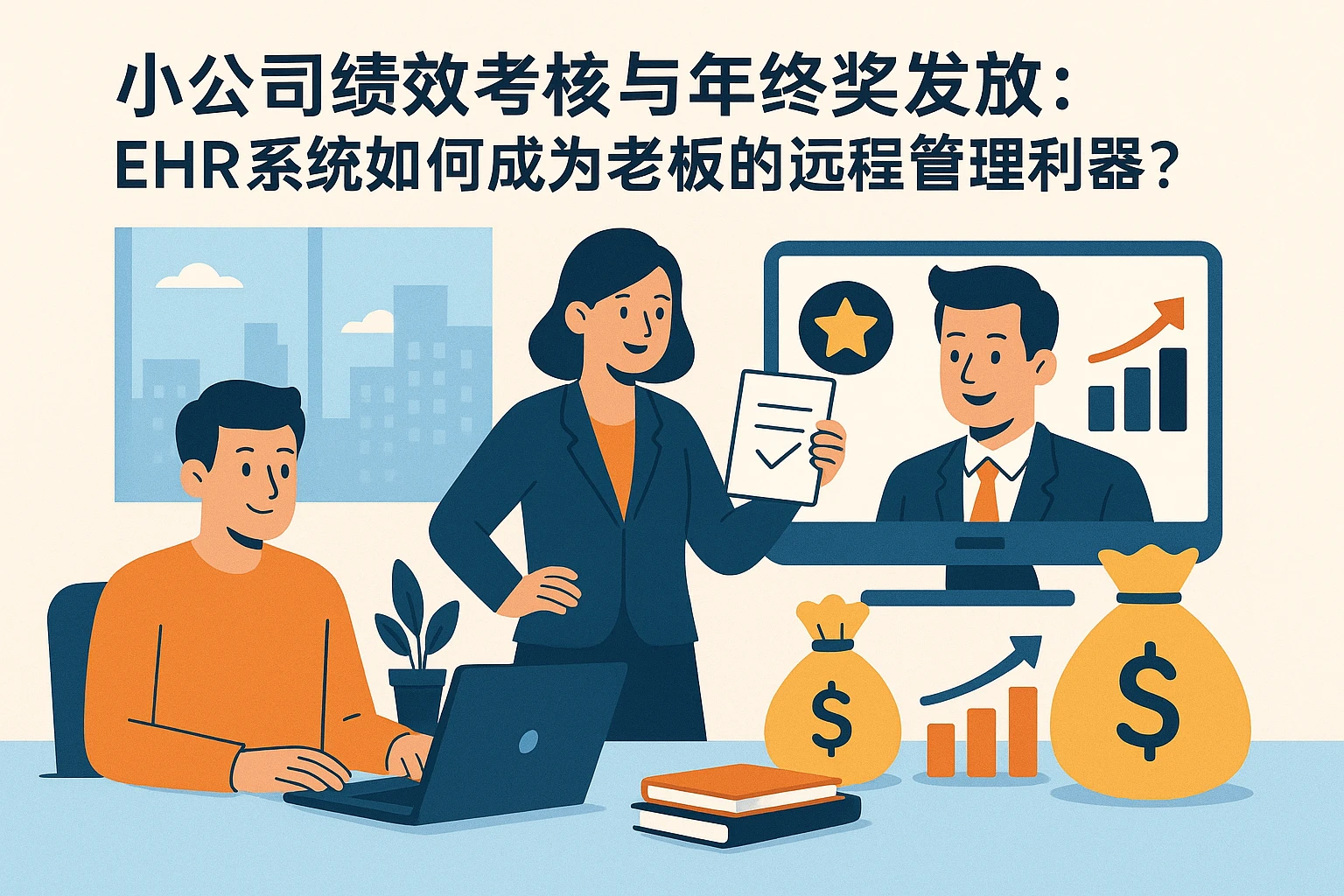 小公司绩效考核与年终奖发放：ehr系统如何成为老板的远程管理利器？