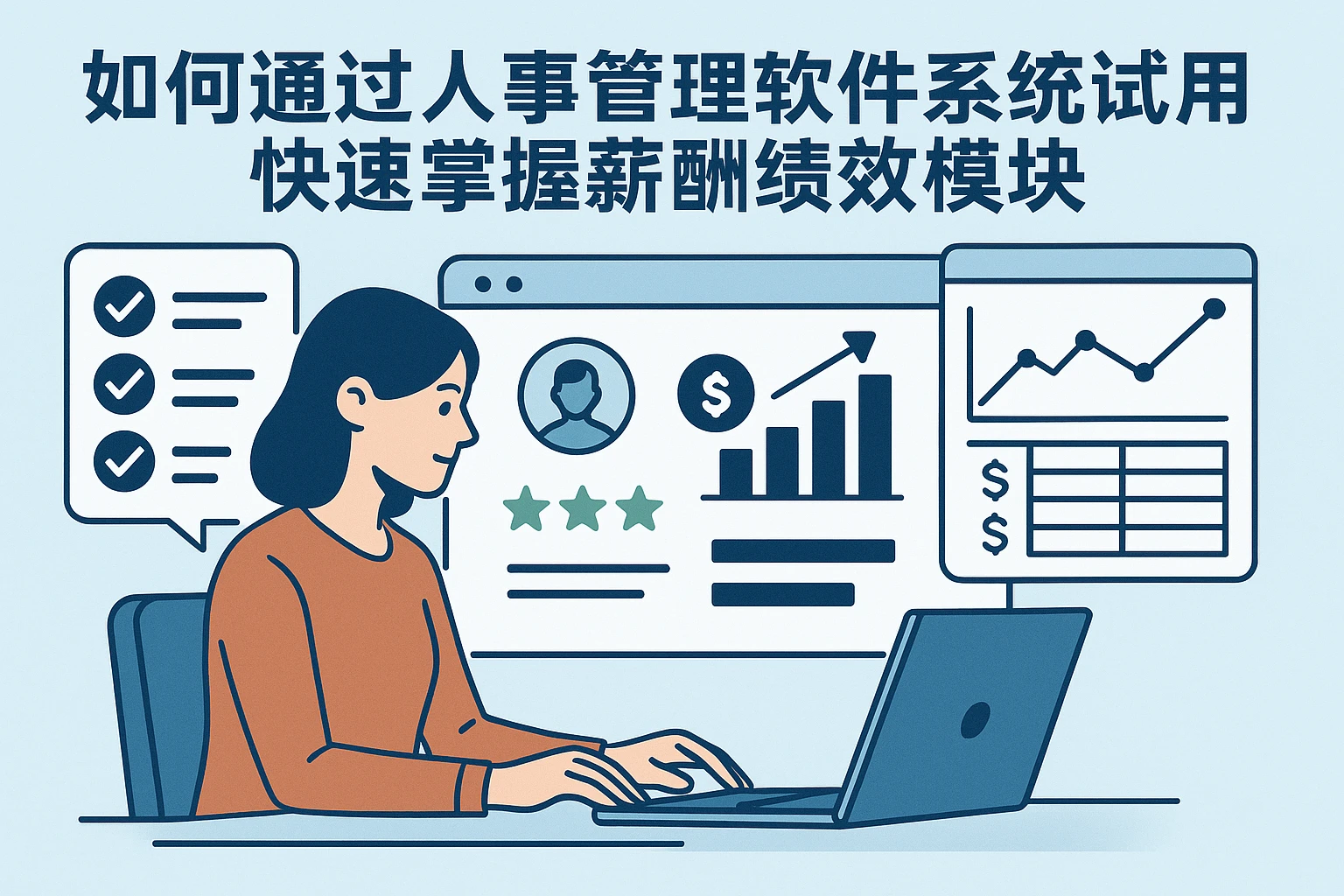 如何通过人事管理软件系统试用快速掌握薪酬绩效模块