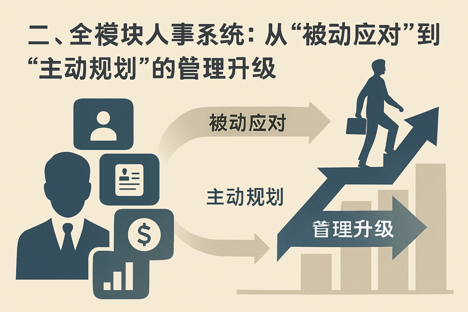 二、全模块人事系统：从“被动应对”到“主动规划”的管理升级