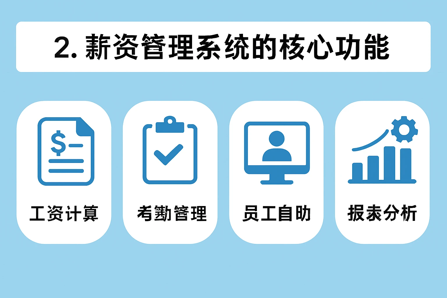 2. 薪资管理系统的核心功能