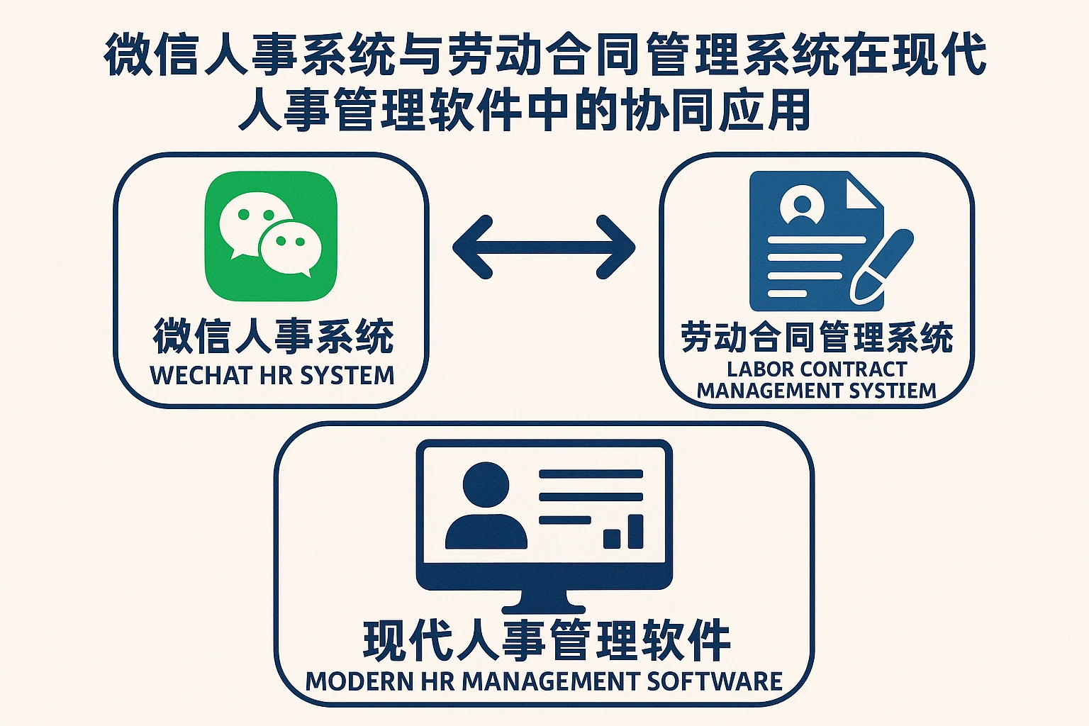 微信人事系统与劳动合同管理系统在现代人事管理软件中的协同应用