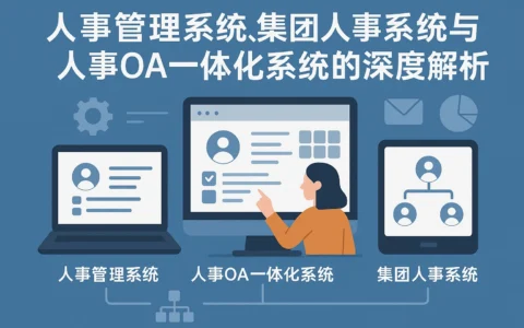 人事管理系统、集团人事系统与人事OA一体化系统的深度解析