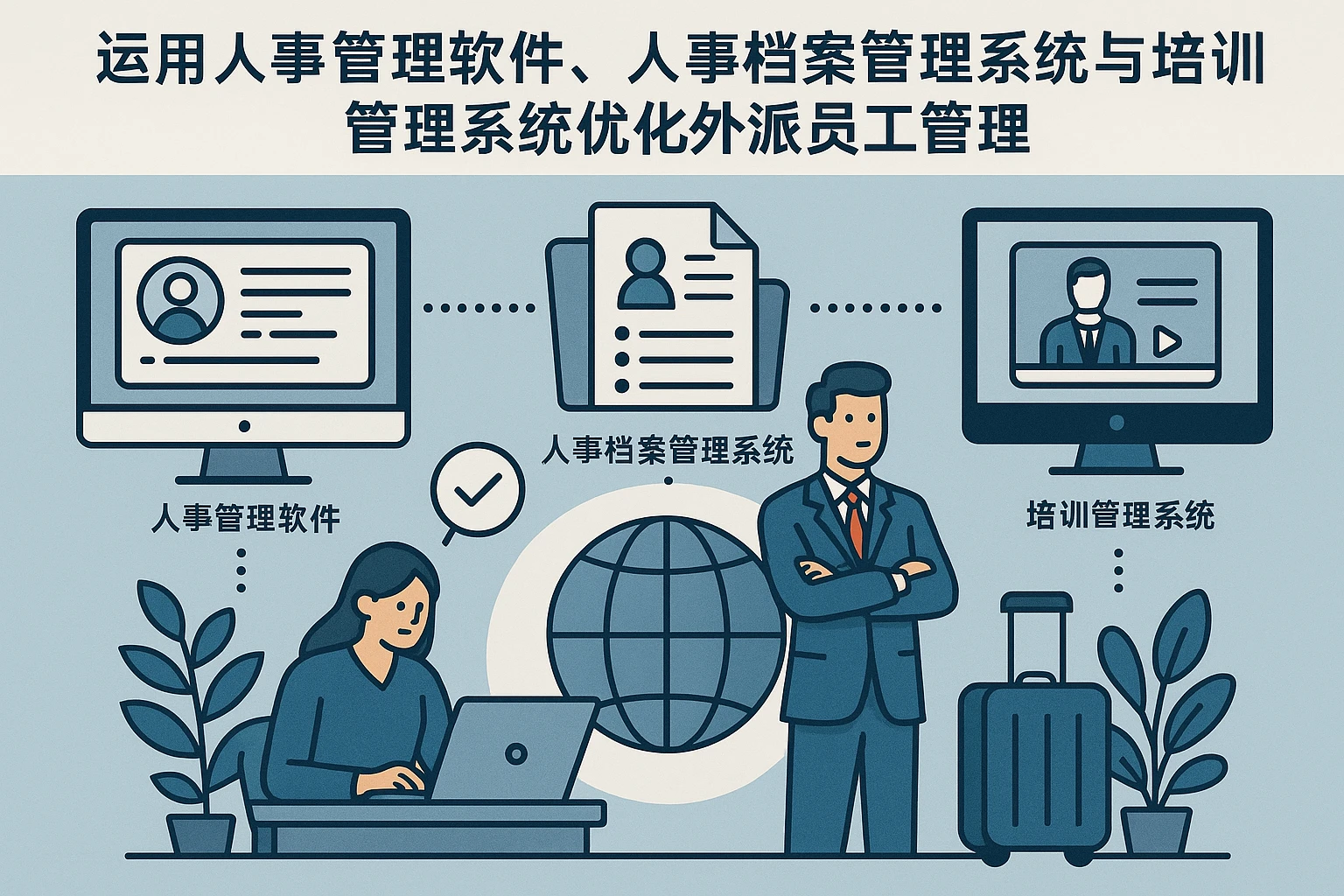 运用人事管理软件、人事档案管理系统与培训管理系统优化外派员工管理
