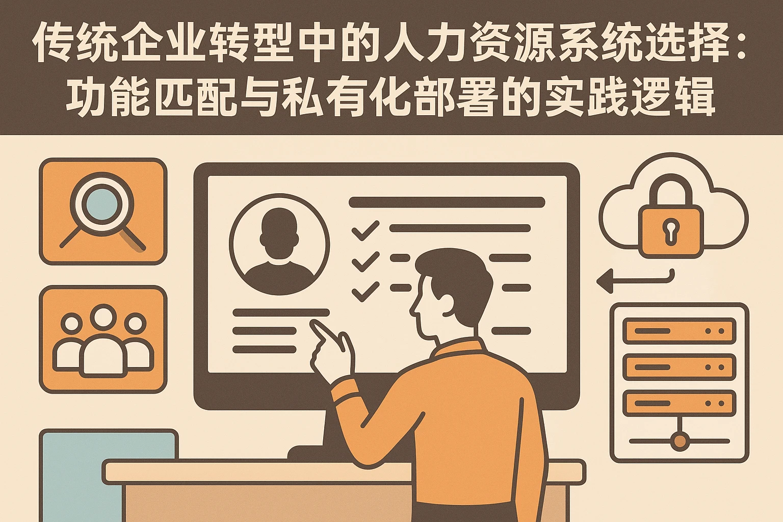 传统企业转型中的人力资源系统选择:功能匹配与私有化部署的实践逻辑