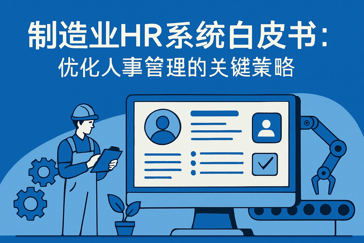 制造业HR系统白皮书:优化人事管理的关键策略