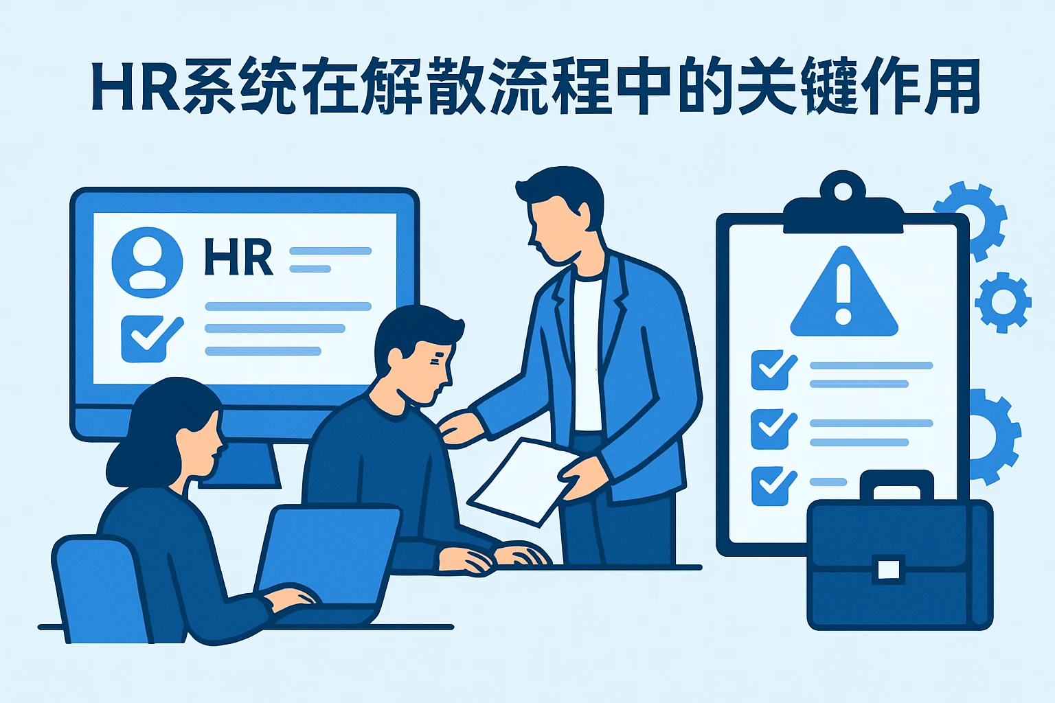 HR系统在解散流程中的关键作用