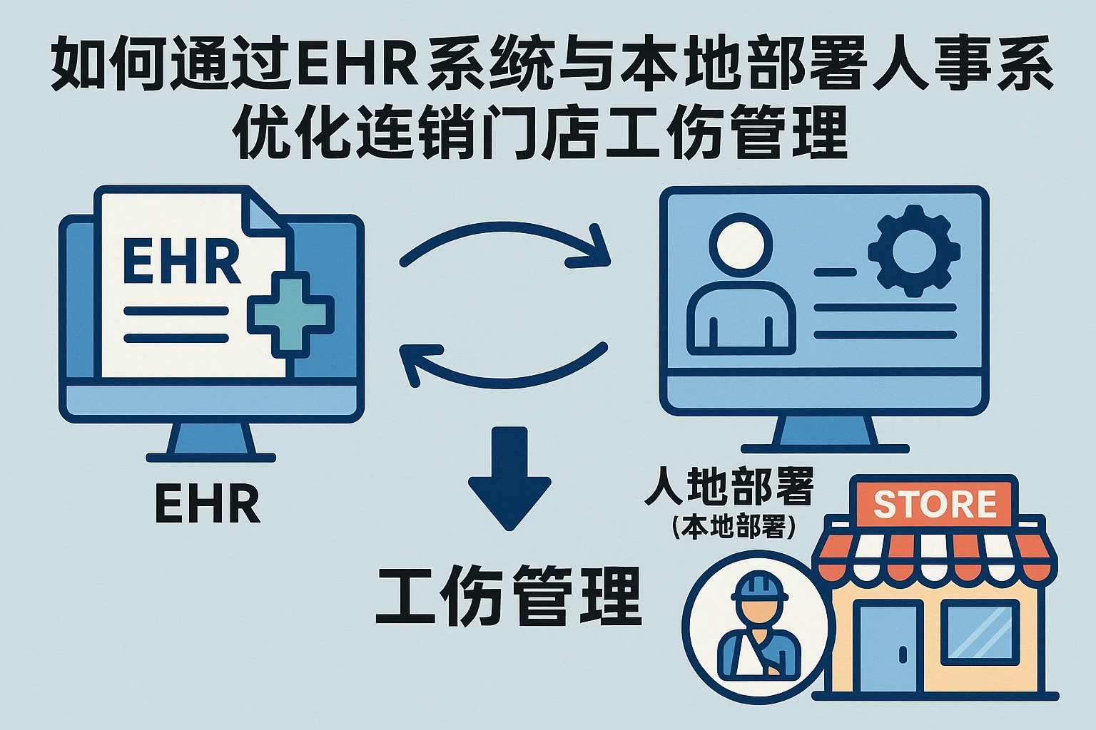如何通过EHR系统与本地部署人事系统优化连锁门店工伤管理