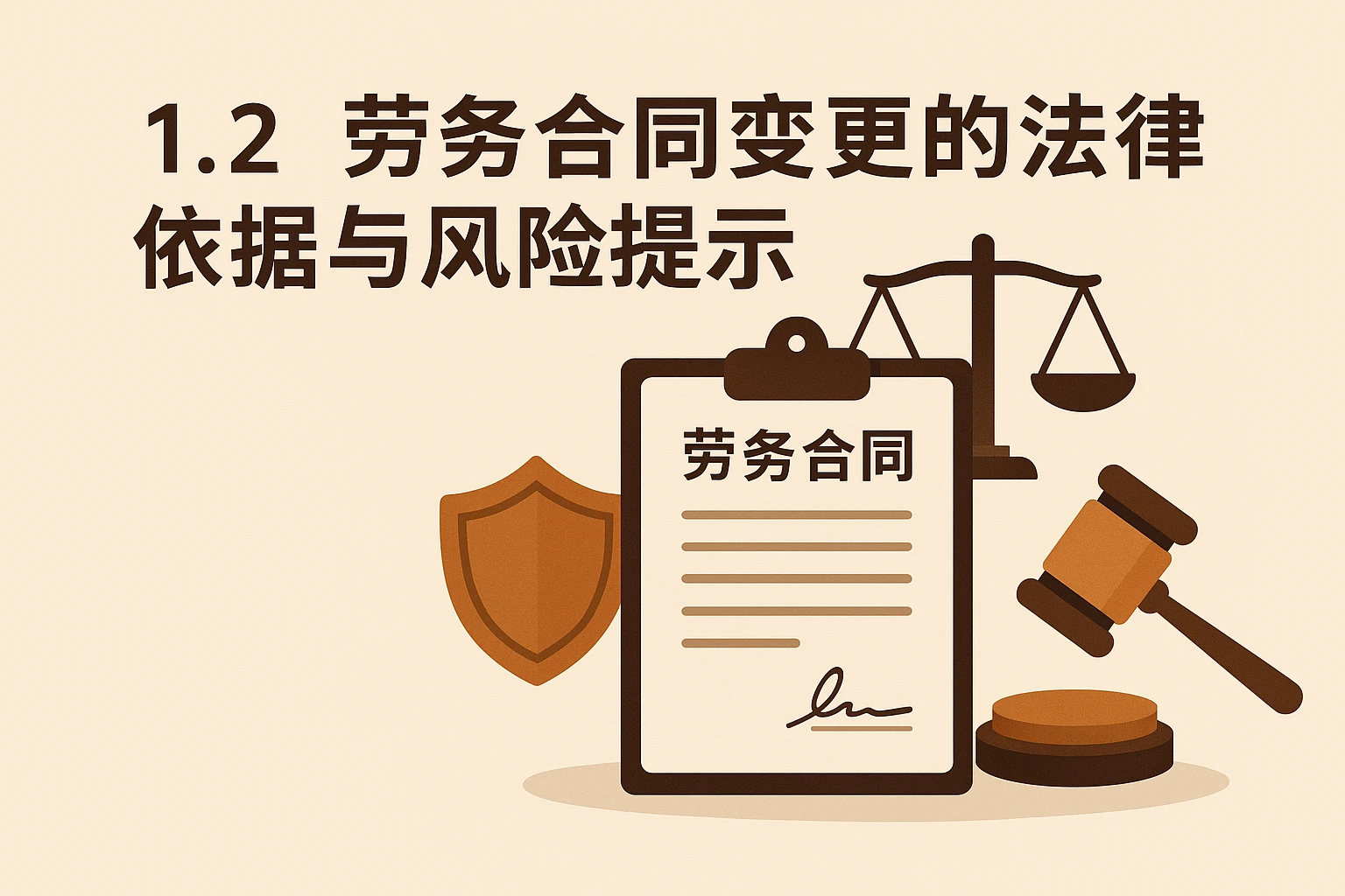 1.2 劳务合同变更的法律依据与风险提示