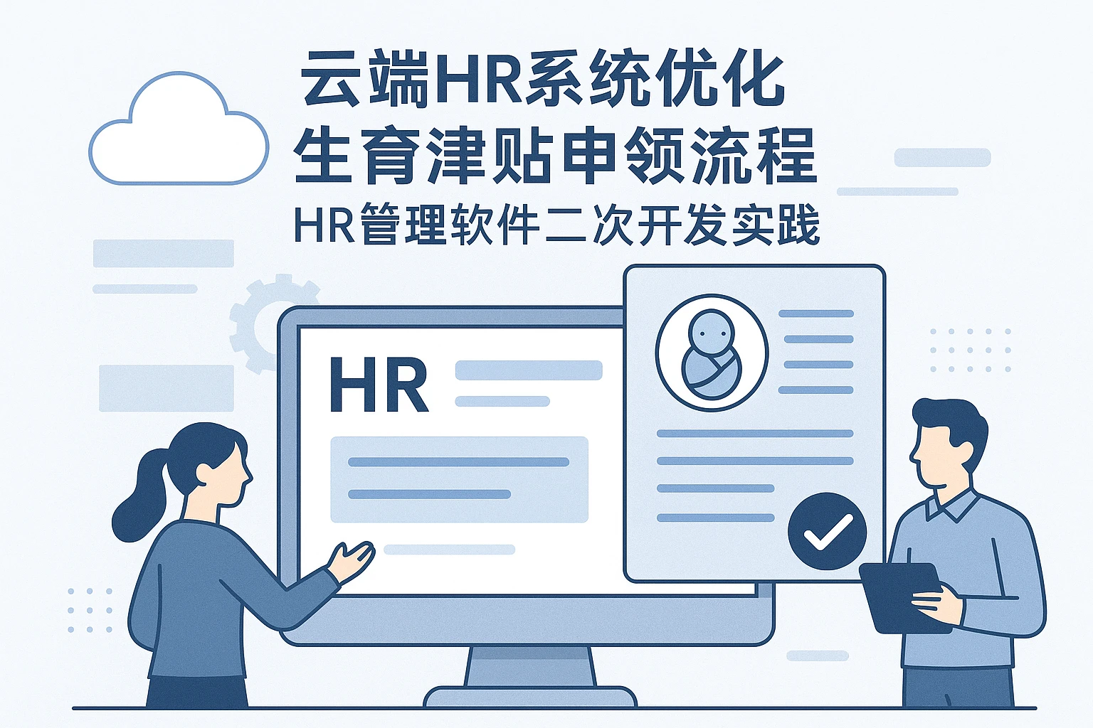 云端HR系统优化生育津贴申领流程：HR管理软件二次开发实践