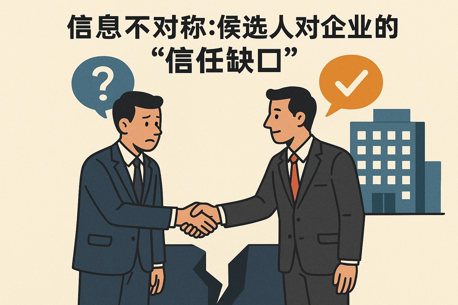 2. 信息不对称：候选人对企业的“信任缺口”