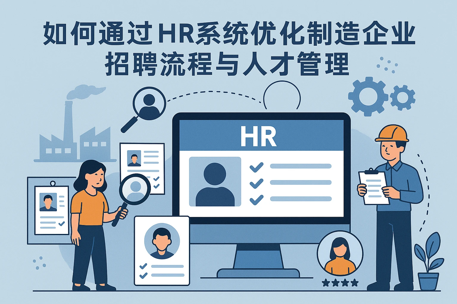 如何通过HR系统优化制造企业招聘流程与人才管理