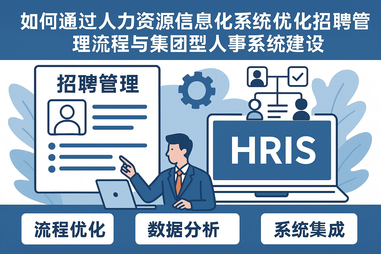 如何通过人力资源信息化系统优化招聘管理流程与集团型人事系统建设