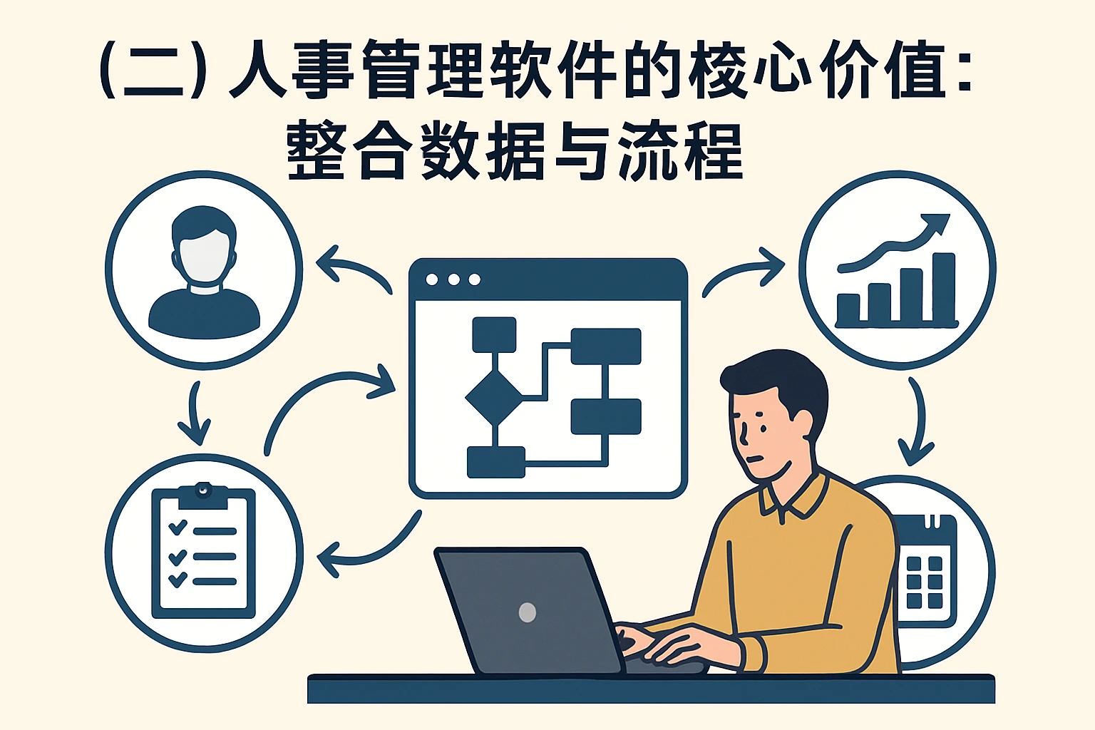 (二)人事管理软件的核心价值:整合数据与流程