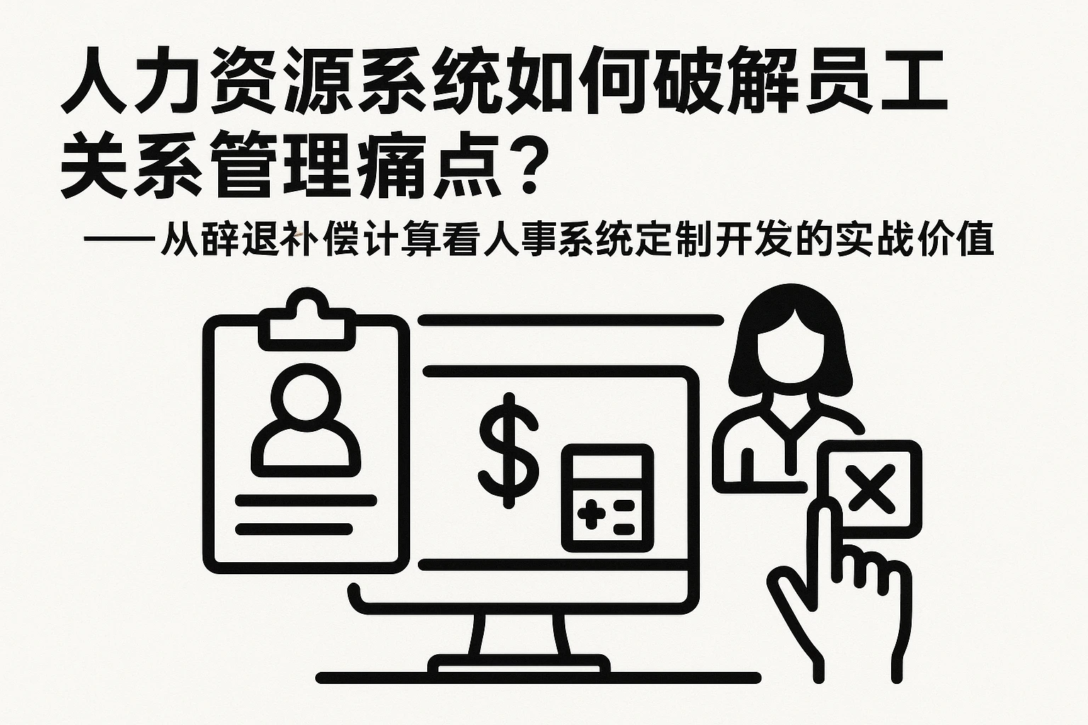 人力资源系统如何破解员工关系管理痛点？——从辞退补偿计算看人事系统定制开发的实战价值