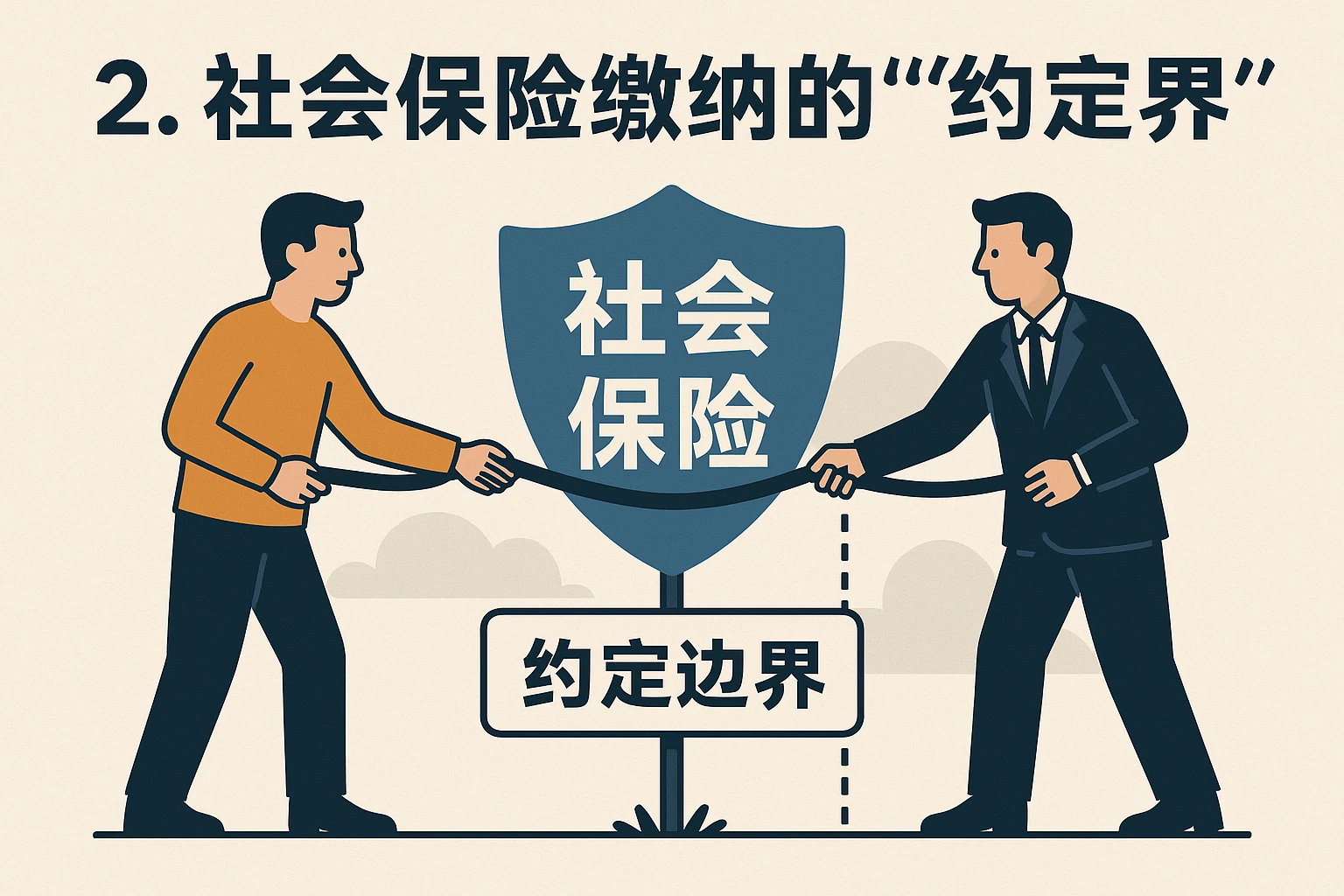 2. 社会保险缴纳的“约定边界”