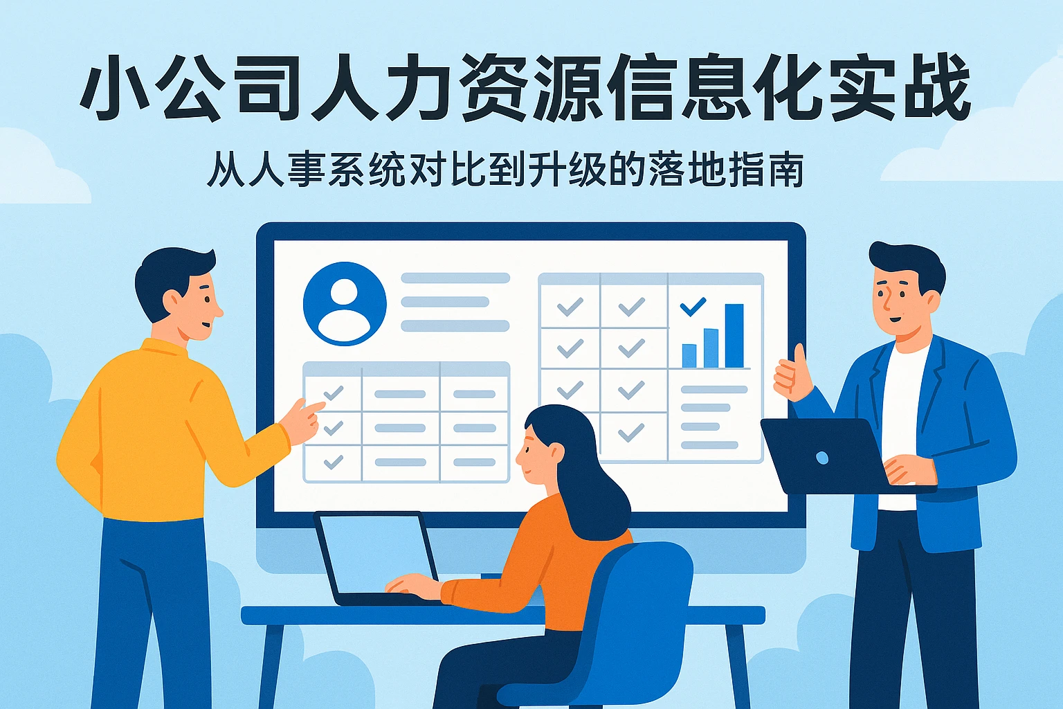 小公司人力资源信息化实战：从人事系统对比到升级的落地指南