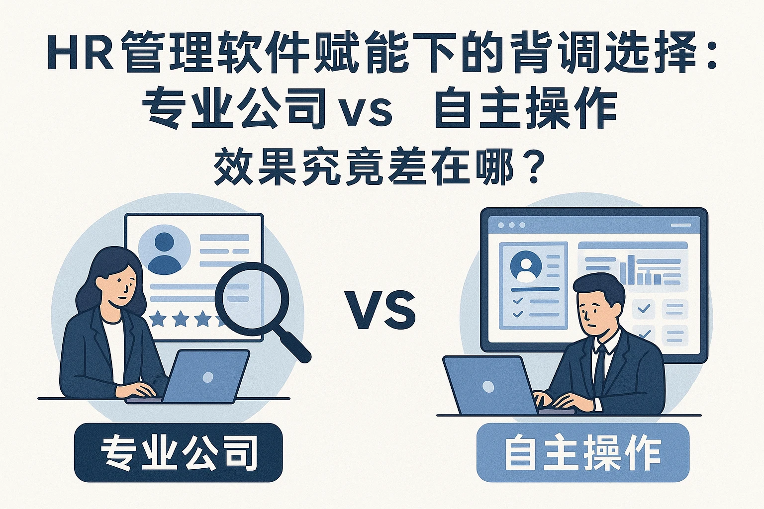 HR管理软件赋能下的背调选择:专业公司vs自主操作,效果究竟差在哪?