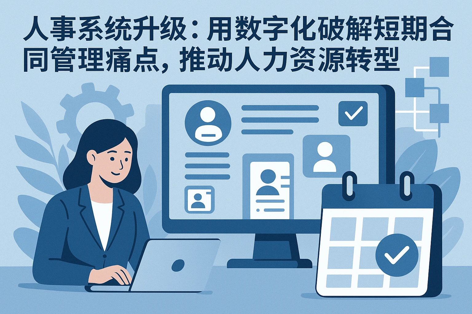 人事系统升级：用数字化破解短期合同管理痛点，推动人力资源转型