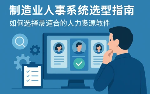 制造业人事系统选型指南：如何选择最适合的人力资源软件