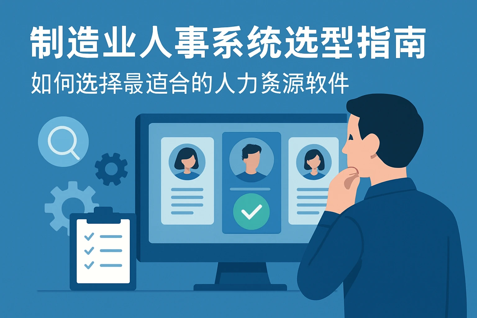 制造业人事系统选型指南：如何选择最适合的人力资源软件