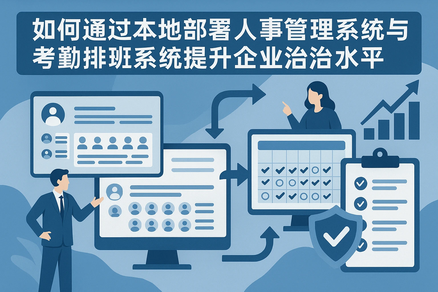 如何通过本地部署的人事管理系统与考勤排班系统提升企业治理水平